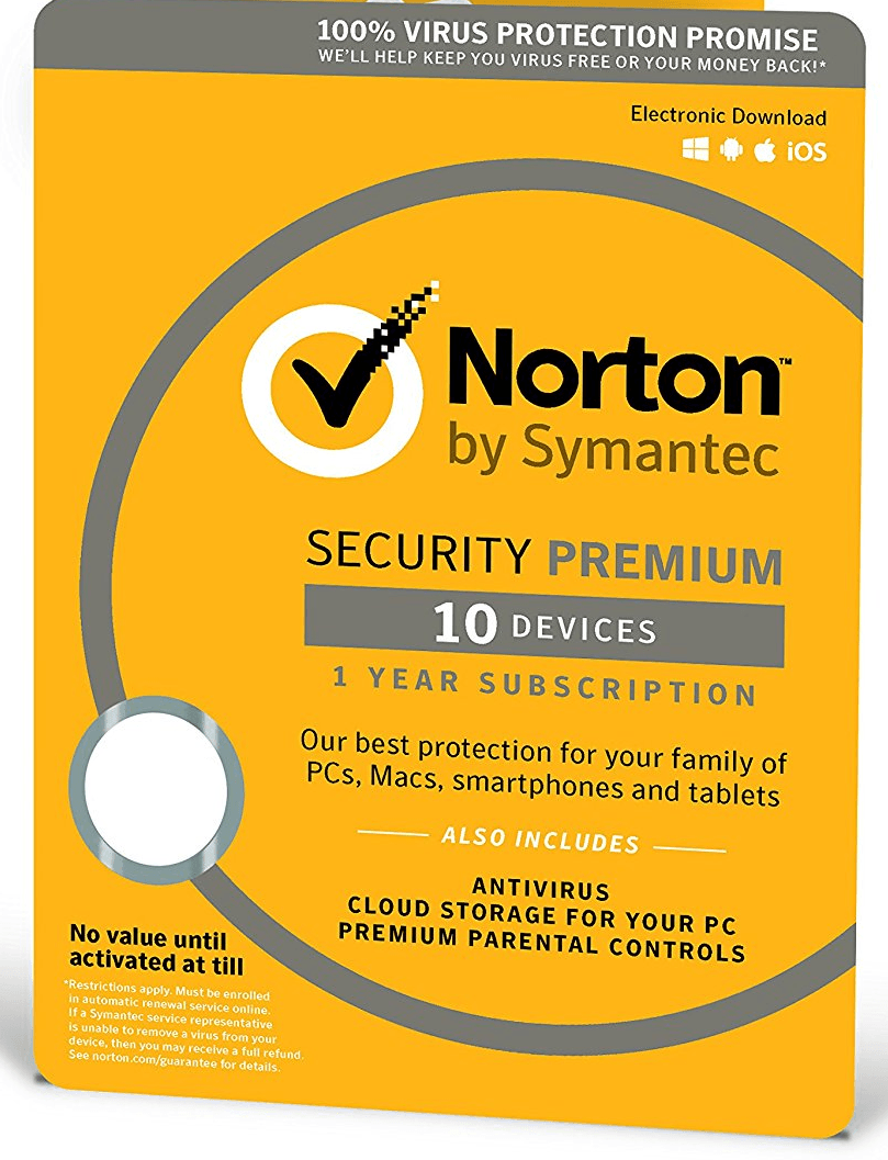 Norton Security Premium - 10 Devices - 12 Months License ...