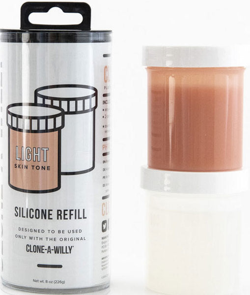 Clone-A-Willy - Silicone Refill Flesh