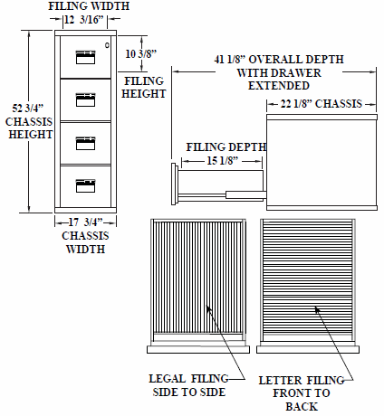 4 Drawer Turtle file