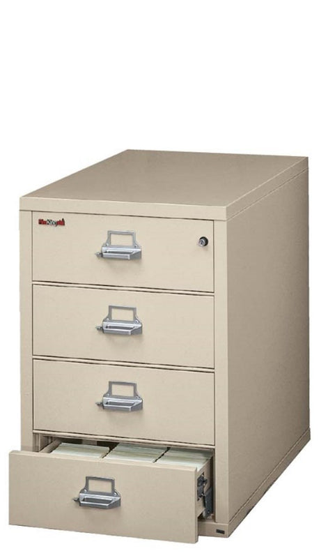 Fireking 4 2536 C Fireproof Four Drawer Card Check And Note Filing Cab Safetyfile