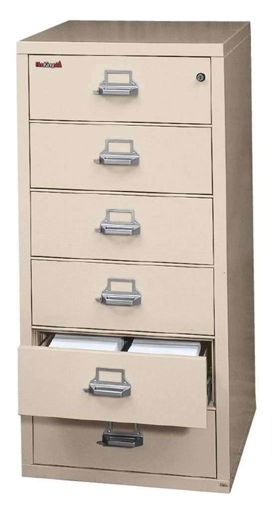 Fireking 6 2552 C Fireproof Six Drawer Card Check And Note Filing Cabi Safetyfile