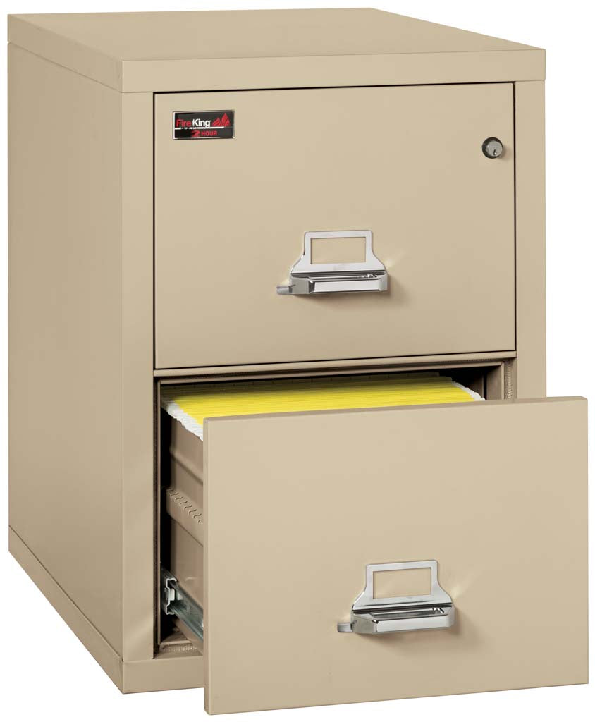 Fireking 2 1929 2 Two Drawer Vertical Letter Size Filing Cabinet