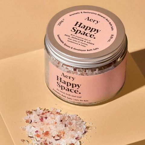 Happy Space Bath Salts ideal for Mother's Day