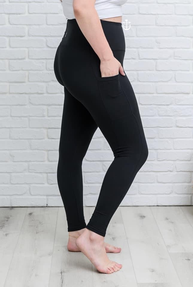 Anchored Full Length Black Leggings – Ess Tee Marie Boutique