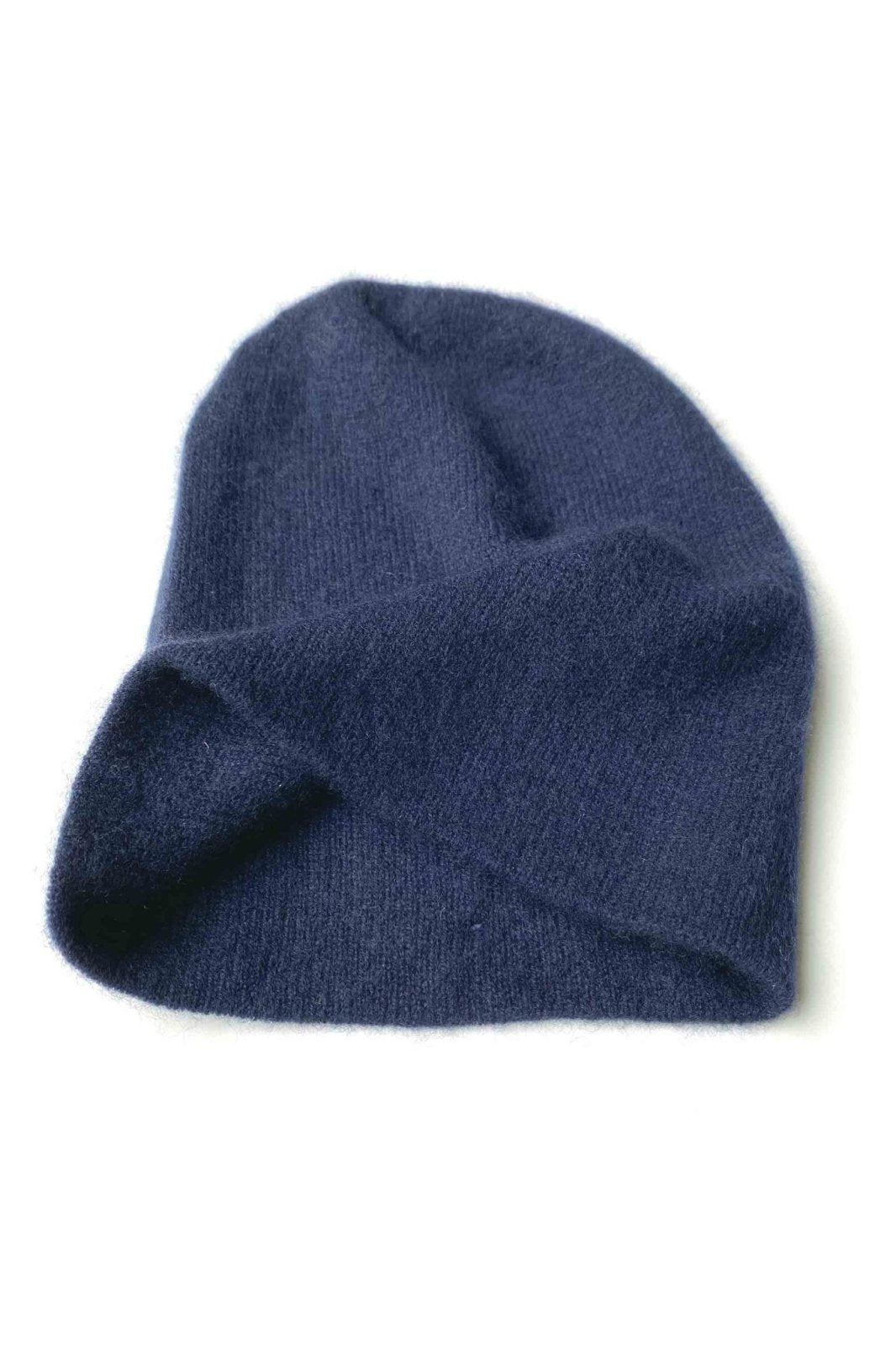 Navy cashmere hat – SEMON Cashmere