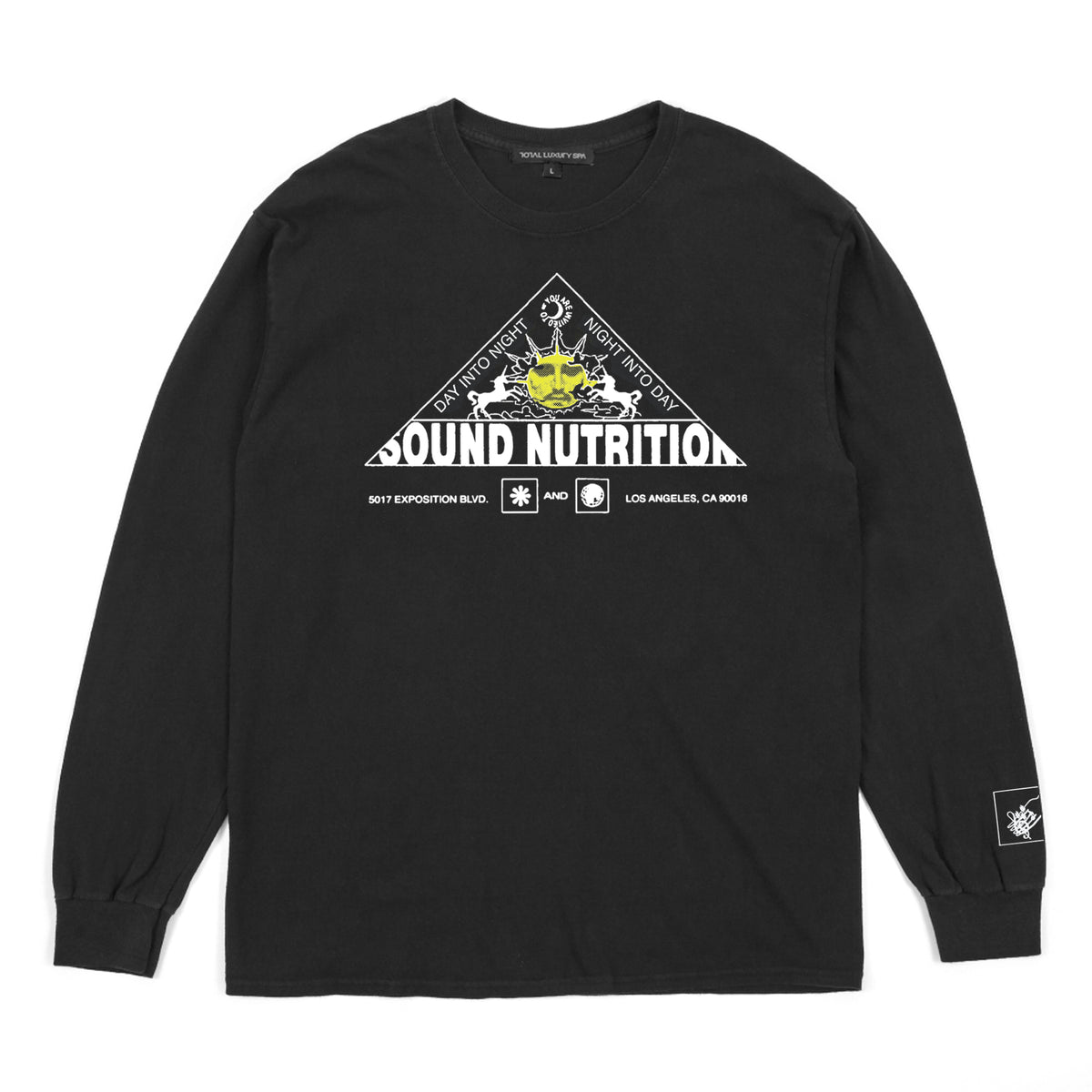 SOUND NUTRITION - L/S TEE - BLACK