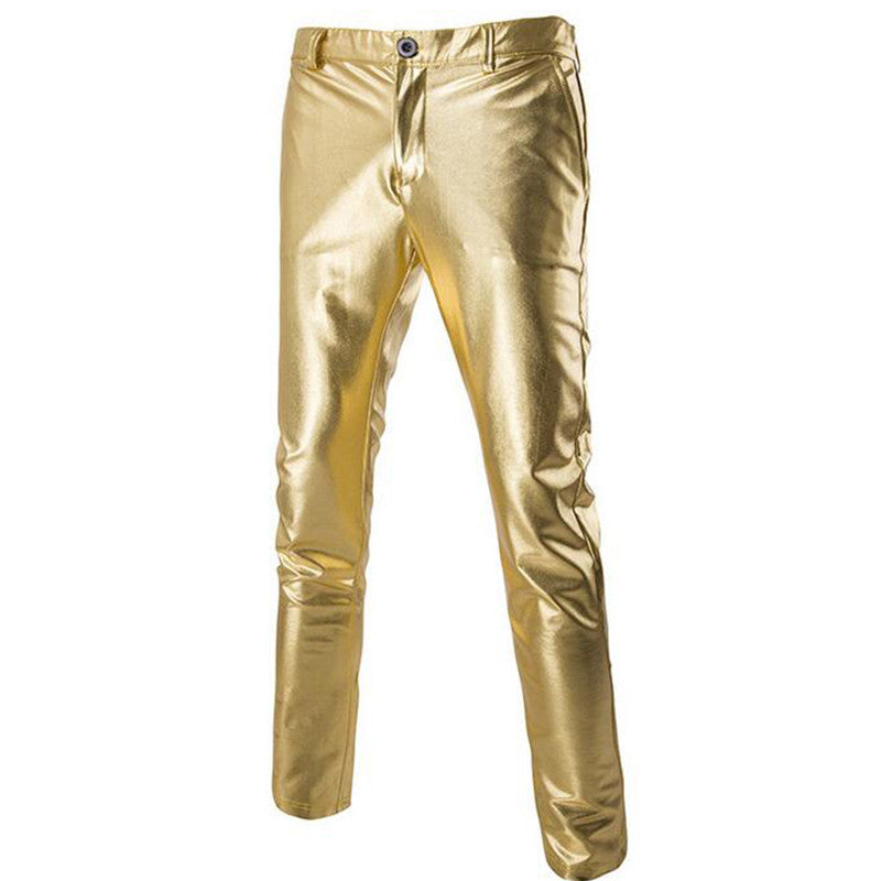 Shiny Silver & Gold Hip Hop Pants for Men / Robot Dance Pants ...