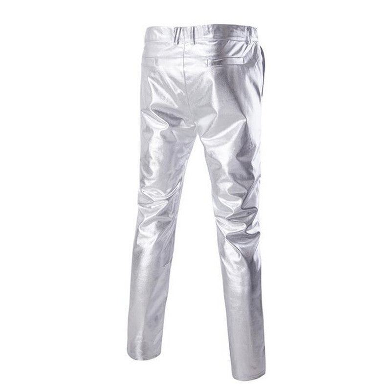Shiny Silver & Gold Hip Hop Pants for Men / Robot Dance Pants ...