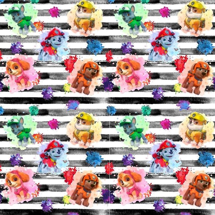 paw patrol jersey fabric