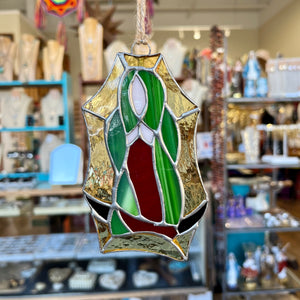 Our Lady of Guadalupe Stained Glass Ornament - Love and Honor Jesus
