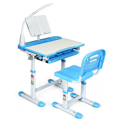 32 x 24 Inches Height Adjustable Desk with Hand Crank Adjusting for Kids