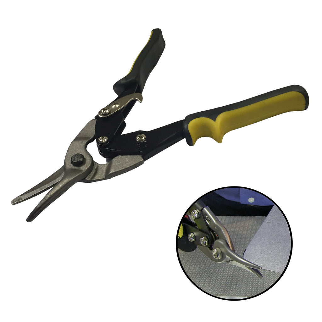Aviation Tin Snips 10 Inch Straight Cut Metal Shears Stagemotorsport