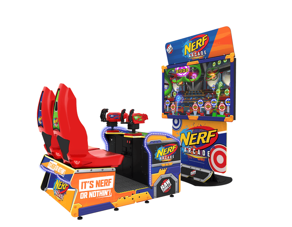 Baars Th telegram Raw Thrills Nerf Arcade Game – Game World Planet