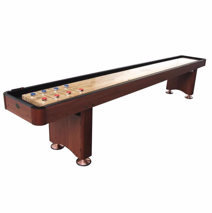 Playcraft Woodbridge 9 Shuffleboard Table In Cherry