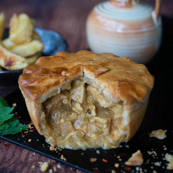 Chicken Chip Shop Curry Pie