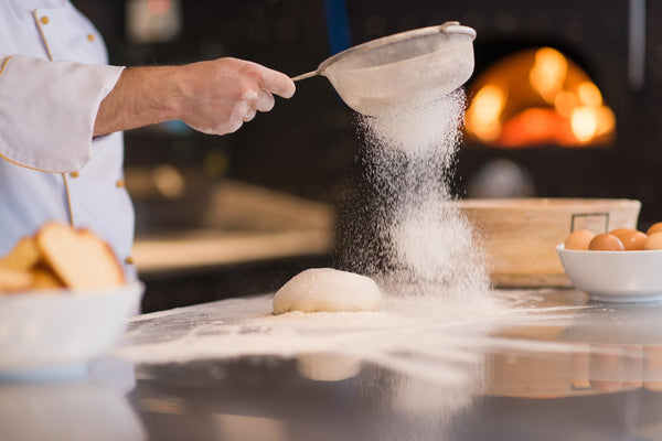 Chef making pastry