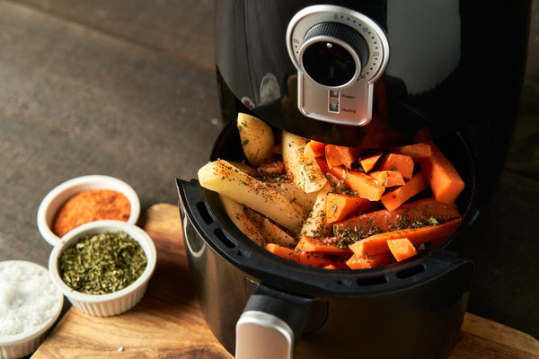 Cooking parsnips and carrots in an air fryer