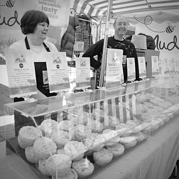 Pies at the market