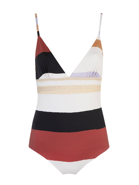 Antonia Triangle One Piece Swimsuit | Cala De La Cruz | Beach Flamingo –  