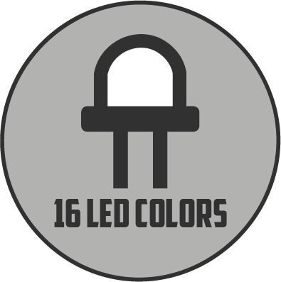 Advanced 16-Color Infrared-Sensor LED Toilet Light, Internal Memory, L -  Upper Echelon Products