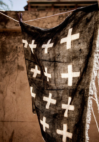 Handmade surfboard bag company Thread Spun uses naturally-dyed textiles from Mali.