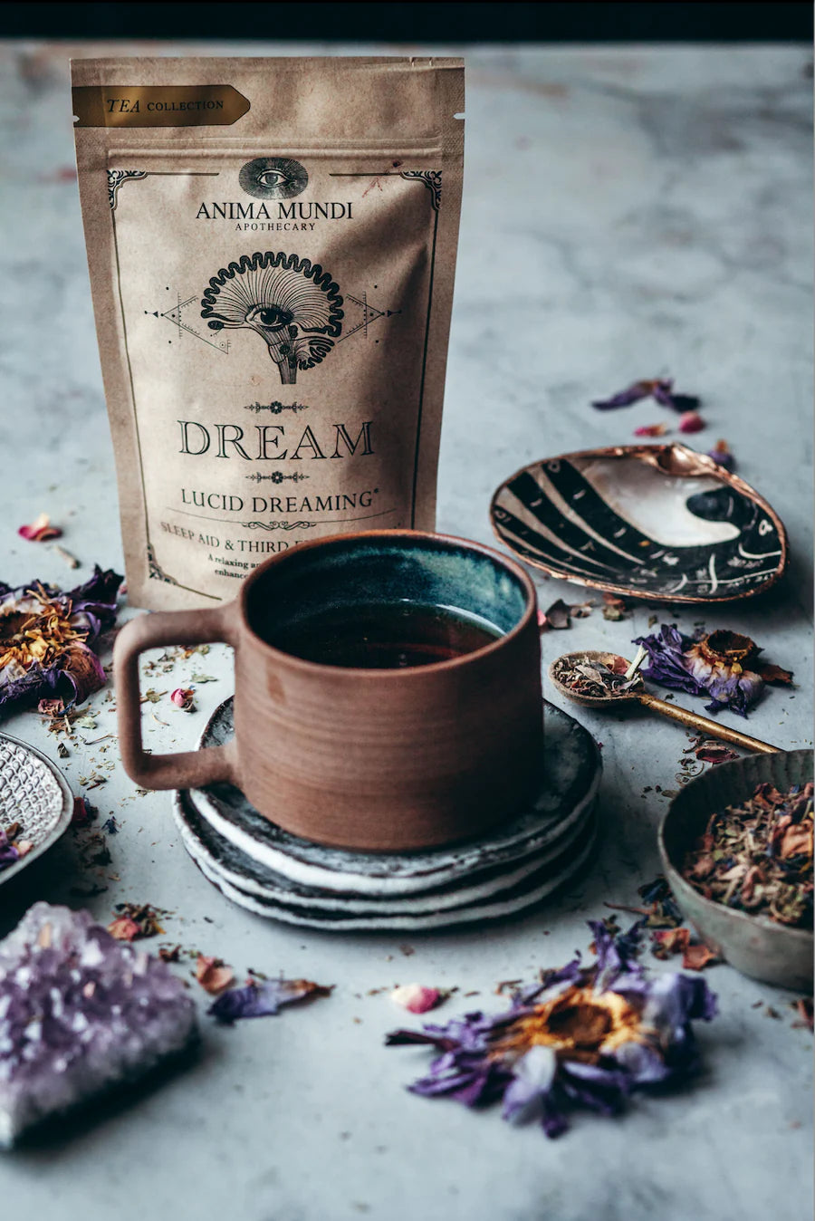 Dream tea bag with ceramic mug | Thread Spun