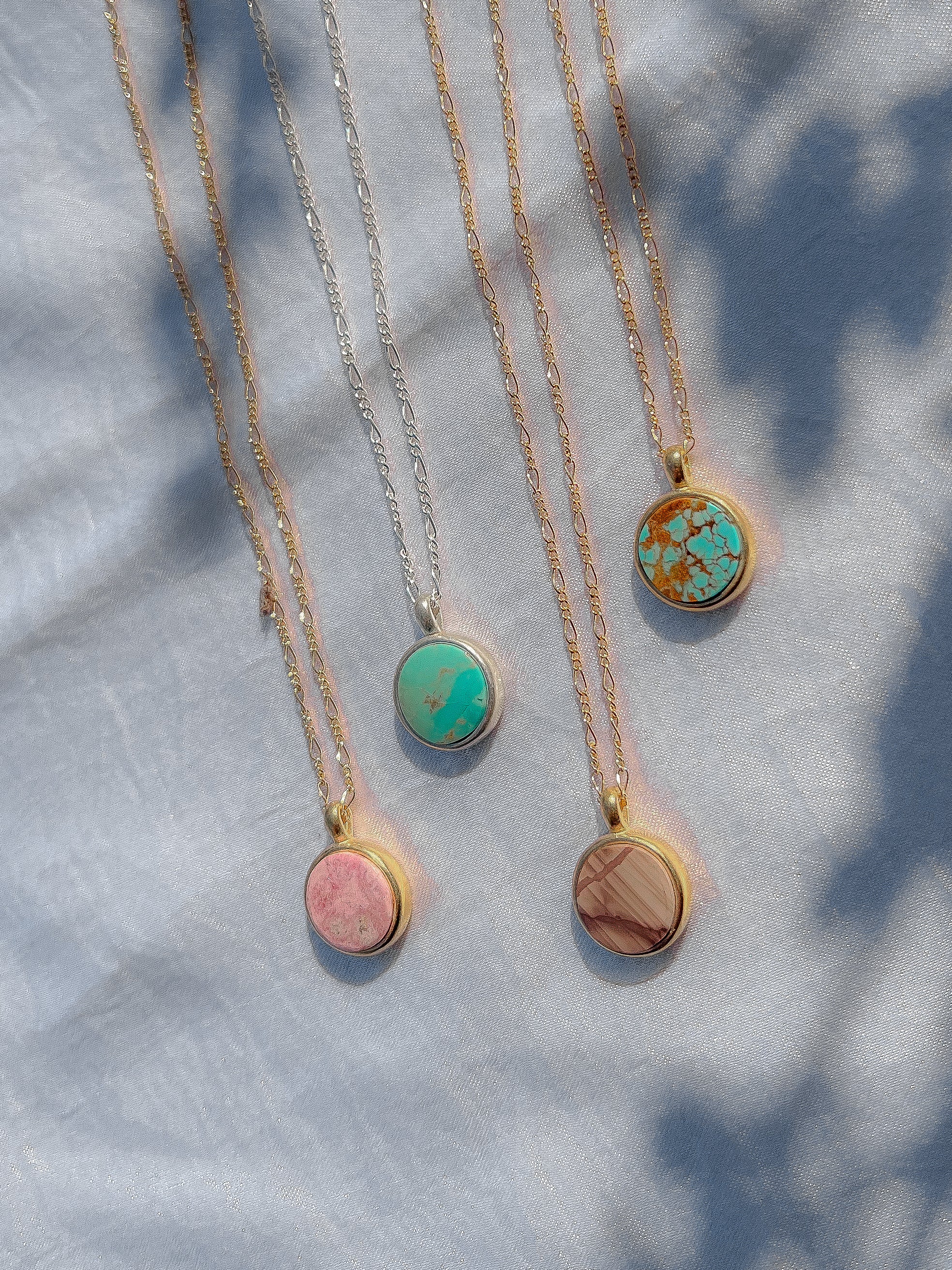 Gold and turquoise necklace | Thread Spun Gift Guide