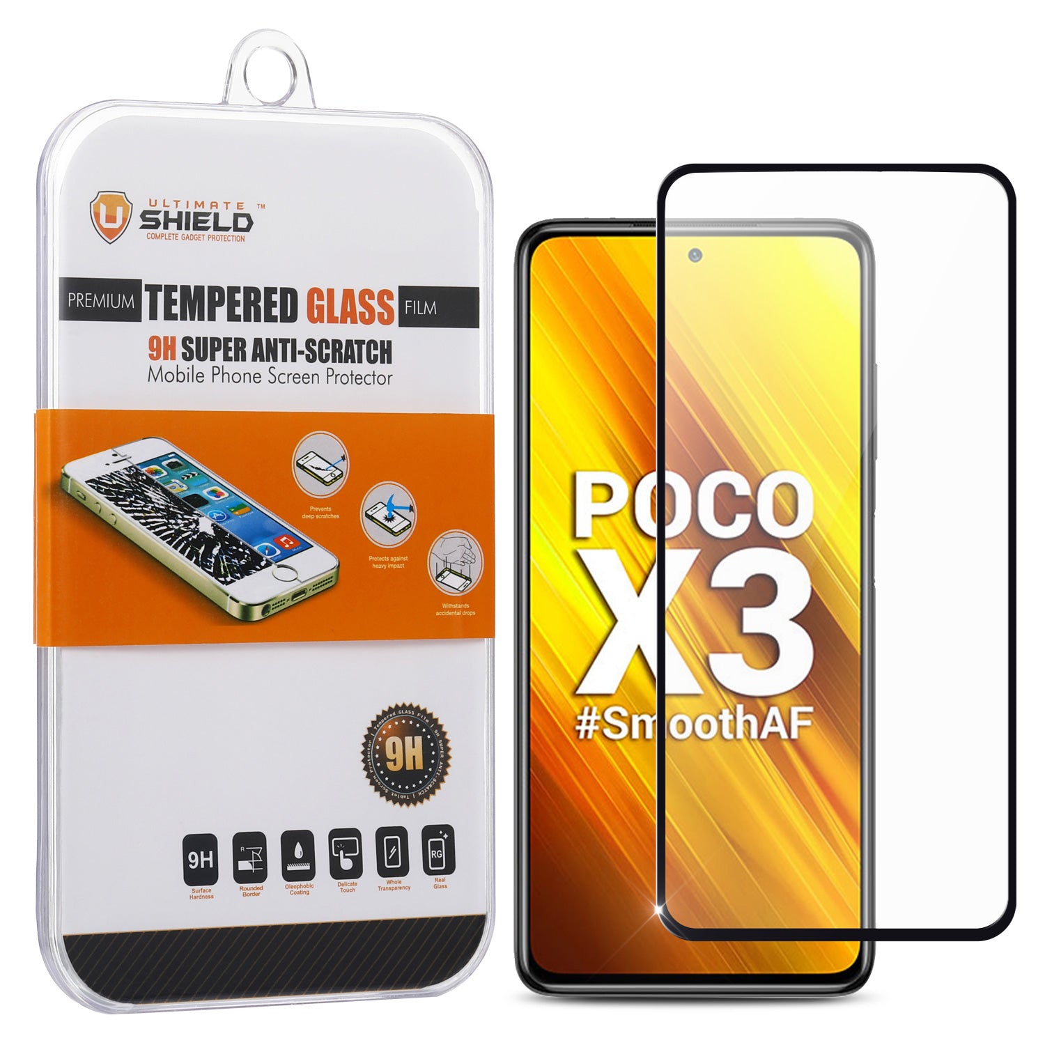 Xiaomi Poco X3 Tempered Glass Screen Protector Ultimate Shield Reviews On Judgeme 8544