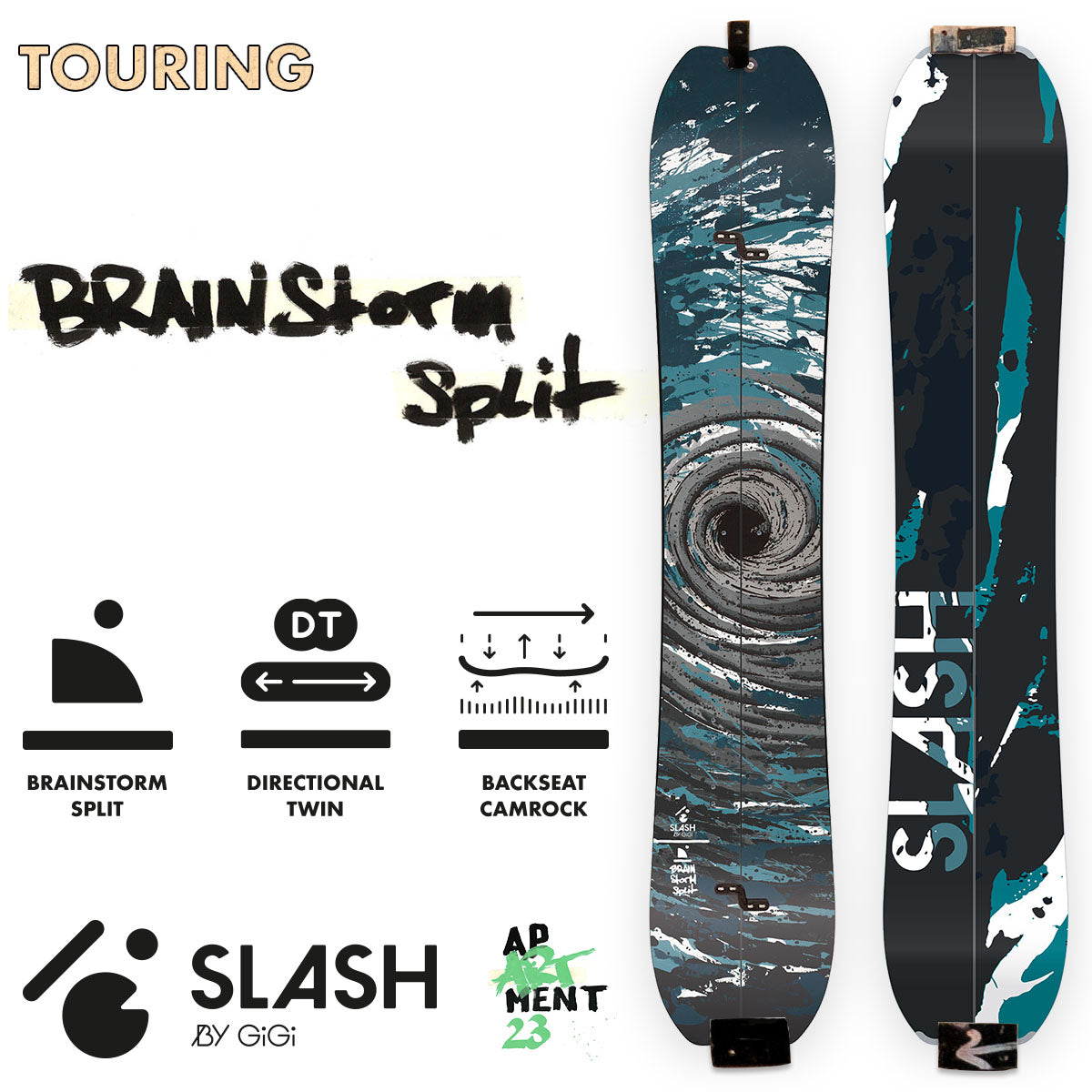 Slash Brainstorm Split Mountain Snowboard