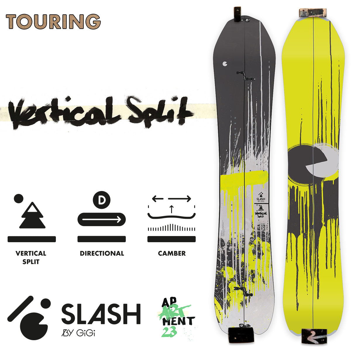 Slash Vertical Split Snowboard