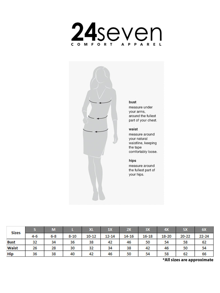 Size Chart – 24seven Comfort Apparel