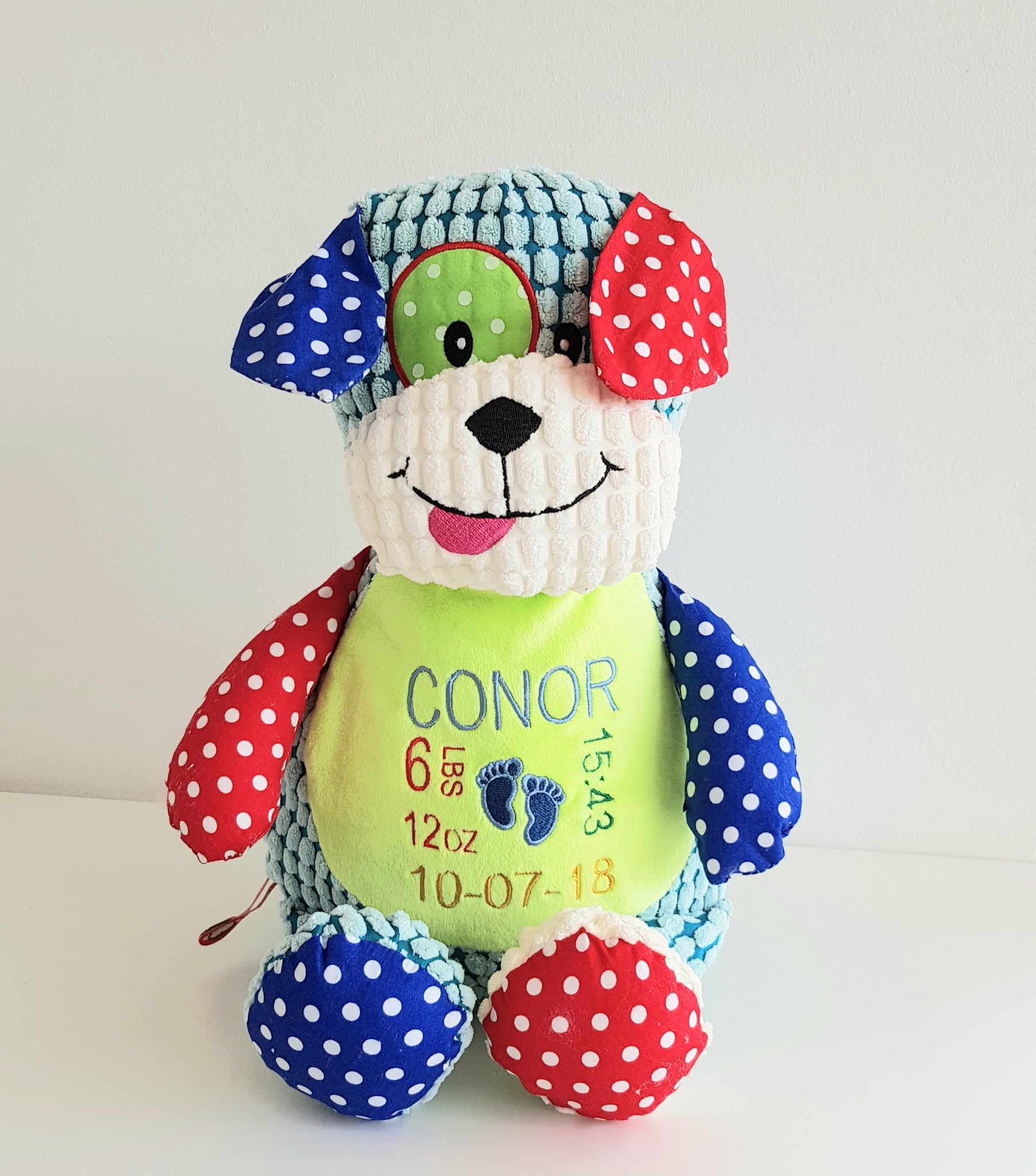 personalised dog teddy