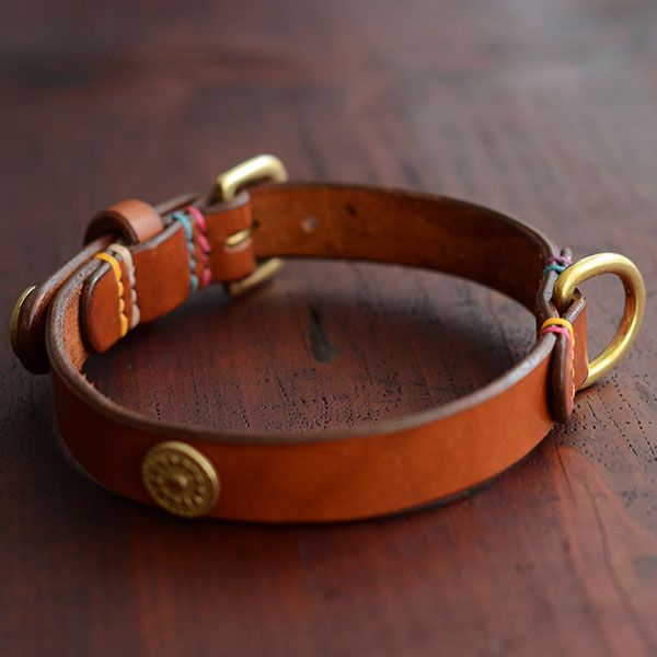 Hundehalsband Gipsy In Cognac Ledermanufaktur R B 68