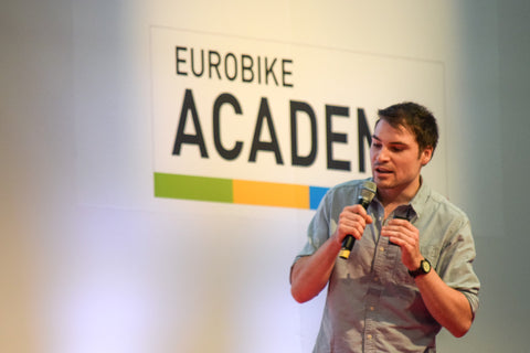 Sean Hacking Eurobike Start Up Pitch