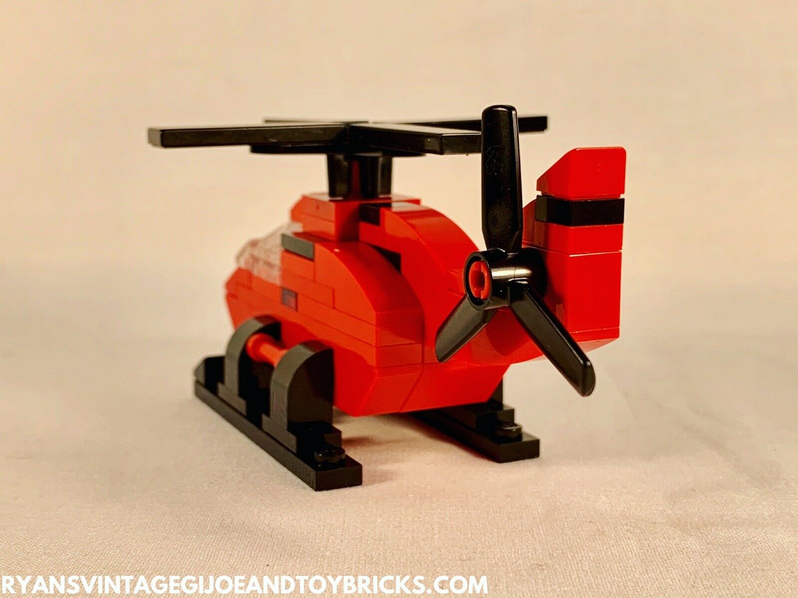 lego red helicopter