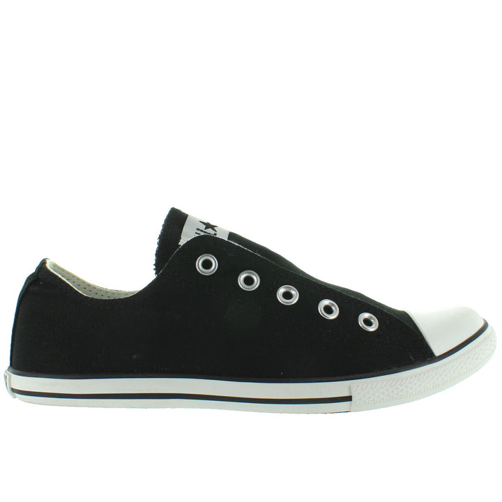 converse all star laceless sneakers
