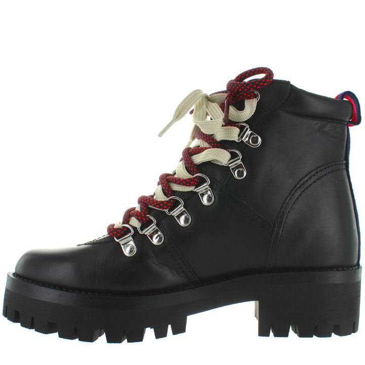 steve madden bam black leather boots