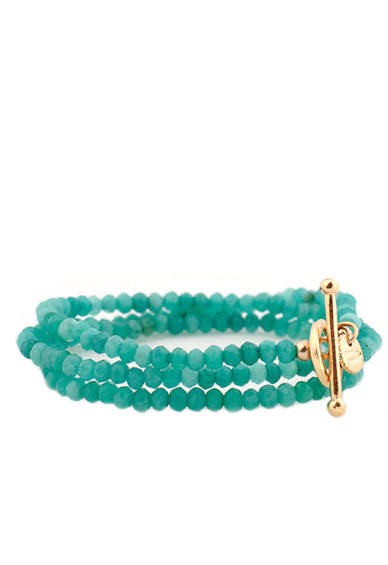 Toggle Closure Bracelet - Turquoise