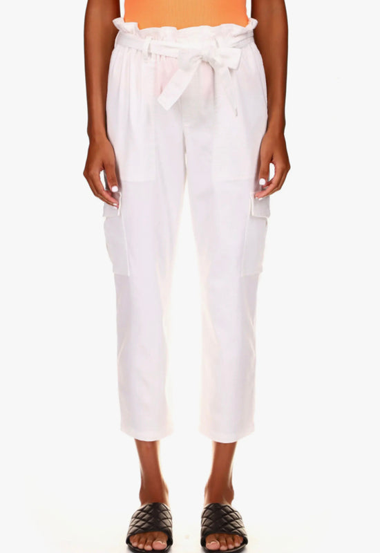 Sanctuary - Traveler Paper Bag Pant Brilliant White