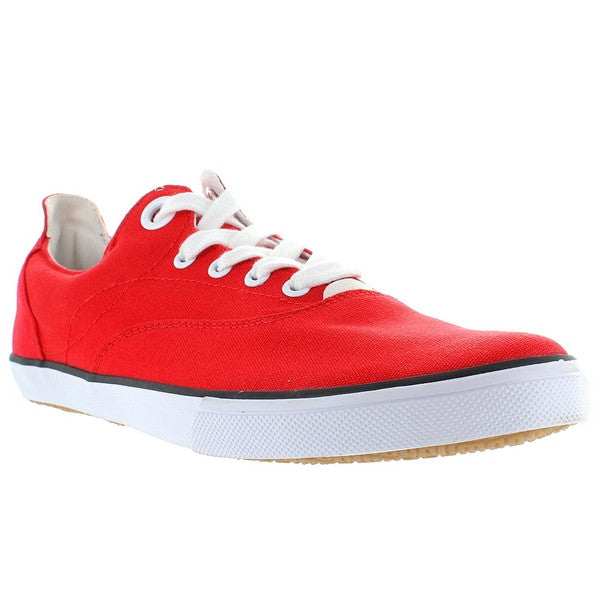 Puma Limnos - Red/Black Canvas Low-top 