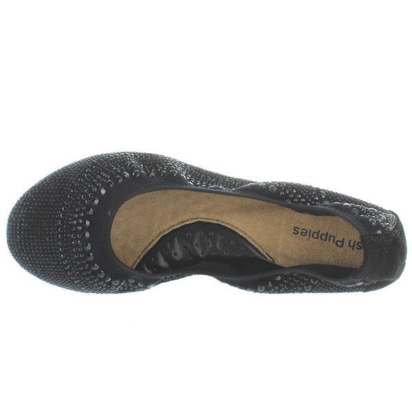 hush puppies chaste ballet black