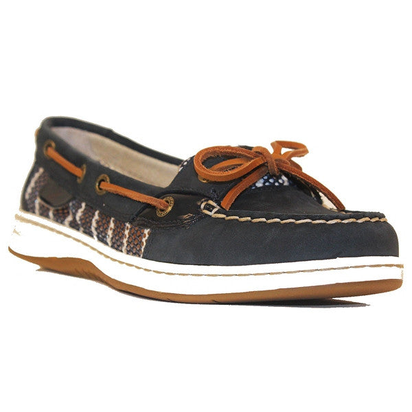 Sperry Top-Sider Angelfish - Navy/White Breton Mesh Boat ...