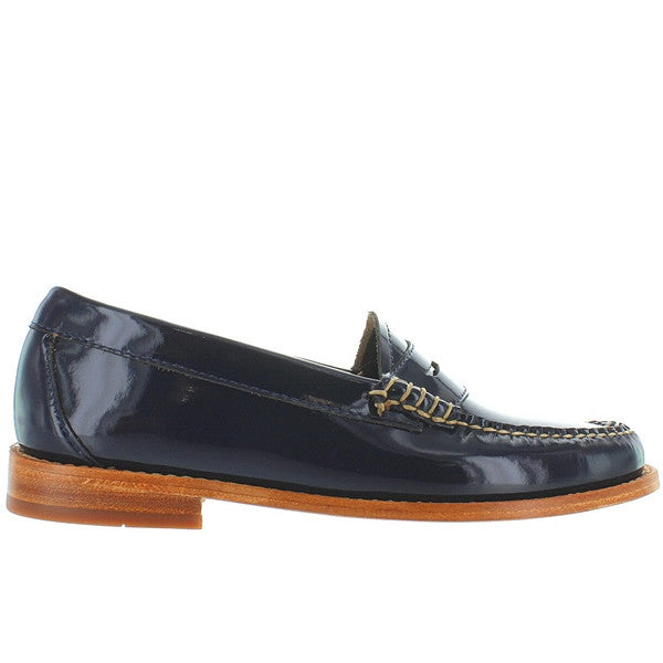 bass patent leather loafers