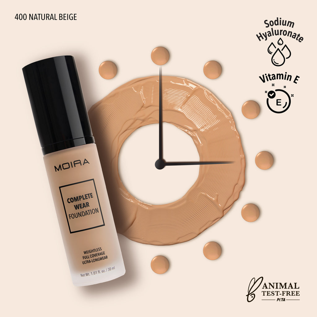 Moira Complete Wear Foundation 350 (Classic Beige)