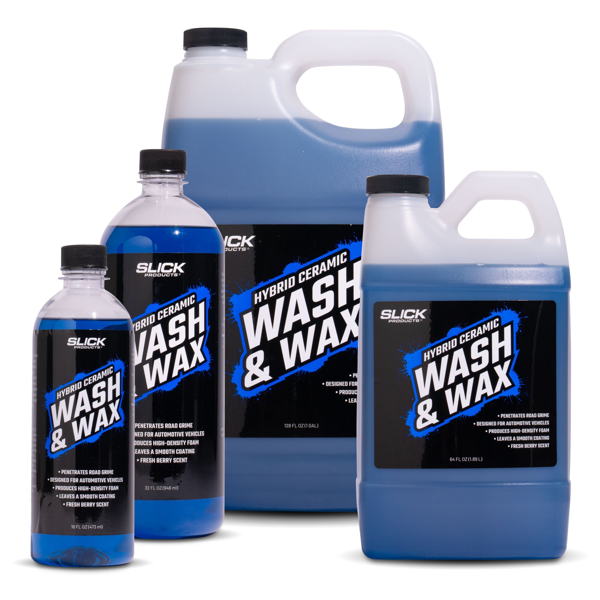  Foam Cannon Ready to Use - Touchless Car Wash Shampoo (1  Gallon, 128 oz) – No Mixing Ratio Required - Commercial Grade Auto Cleaner  – Great for Cars, Trucks, Motorcycles, Mopeds, ATVs - Wash Chems (1) :  Automotive