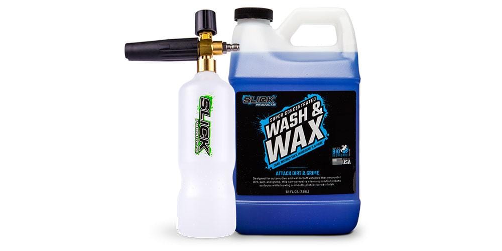 Snow Joe Slick Products Premium Car Wash Bundle W Pressure Washer Foam  Cannon BDL-A0102