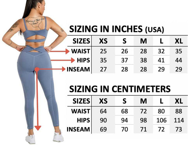 Adidas Leggings Size Chart