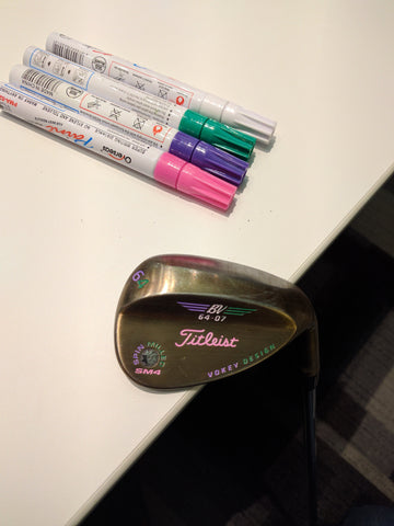 Custom paint filled my Vokeys. Was really easy : r/golf