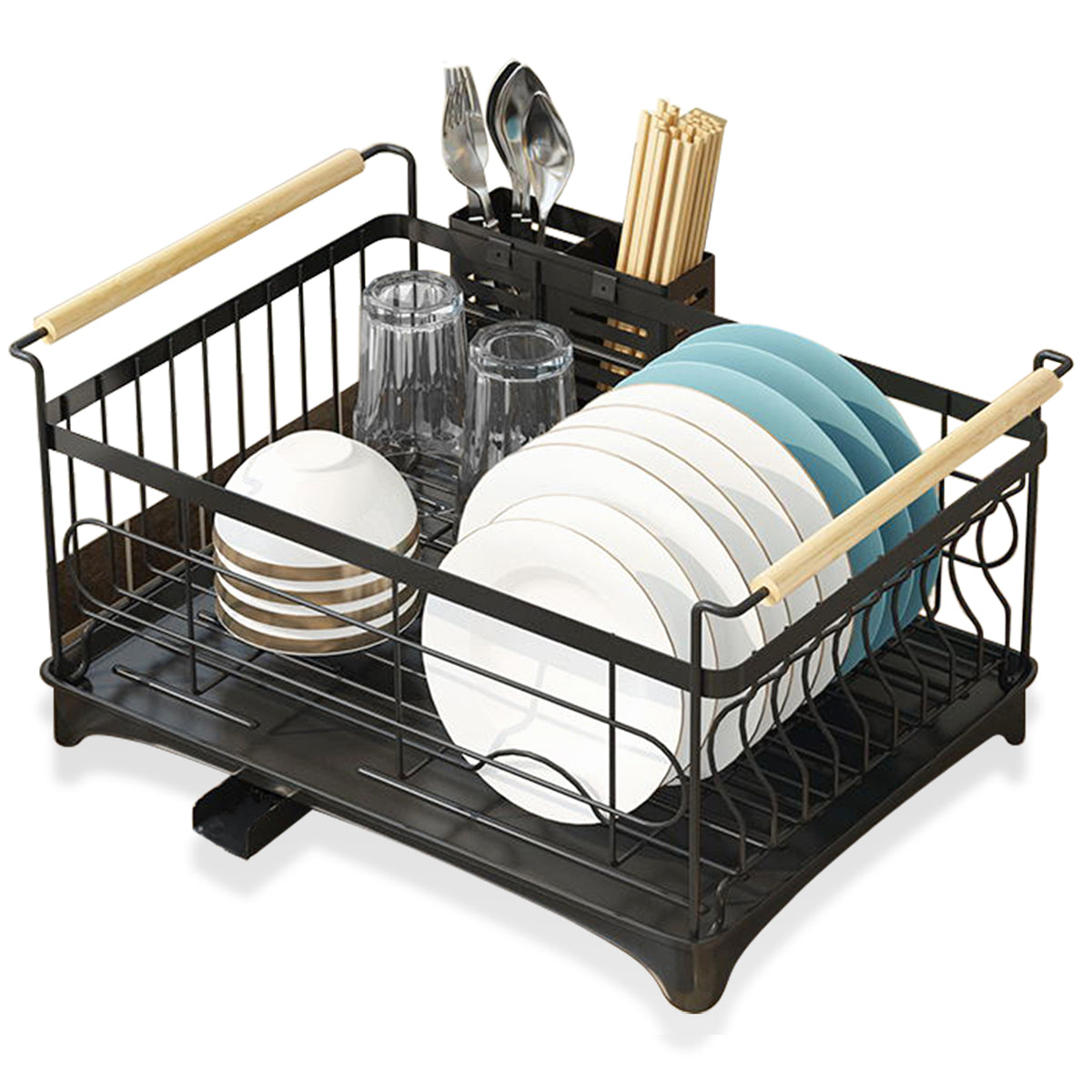 stainless steel dish rack large