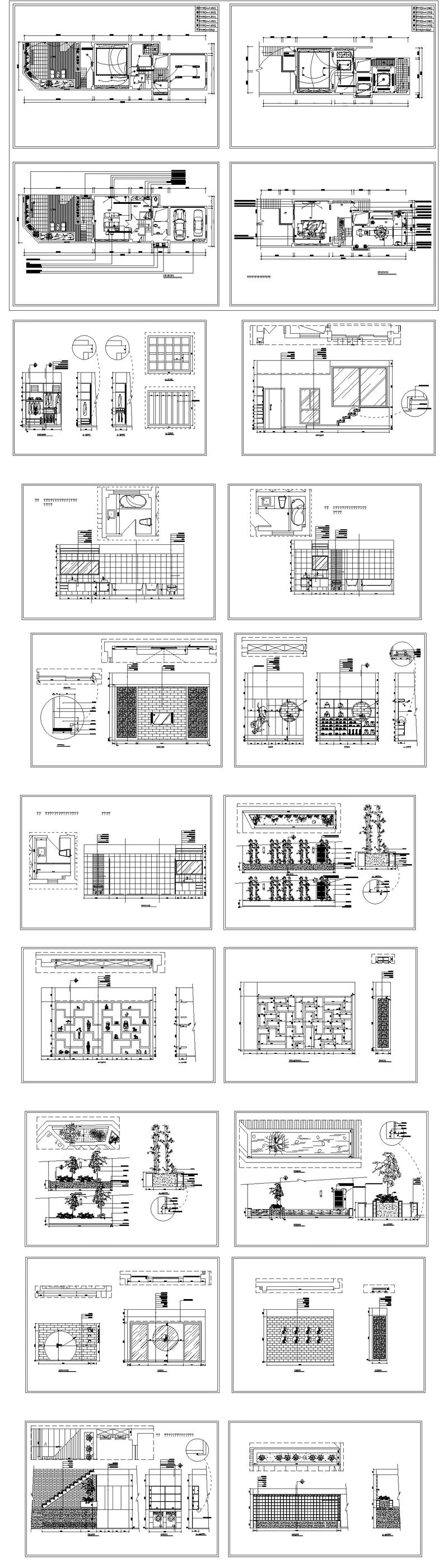 ★【Interior Design CAD Design,Details,Elevation Collection V.2】Residential Building,Layout,Lobby,Room design,Decoration@Autocad Blocks,Drawings,CAD Details,Elevation